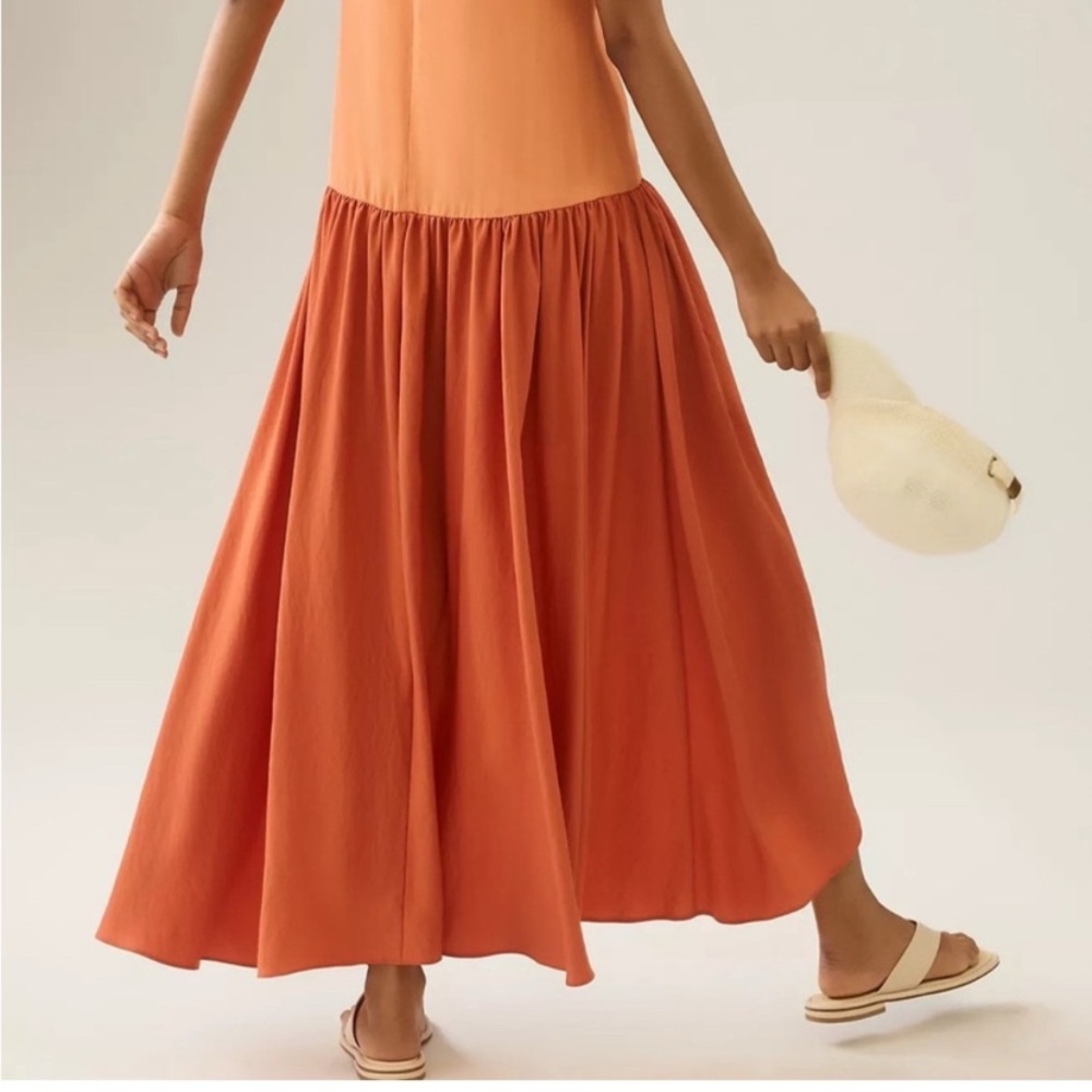Anthropologie Hutch Dress, NWOT size XL flowy, resort, high low - Picture 4 of 6